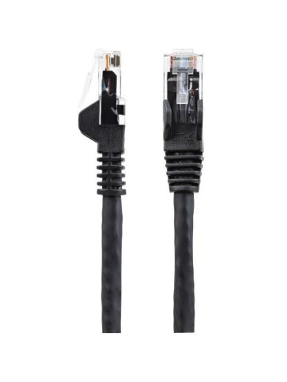 STRATECH  CABLE PATCH CAT6 UTP SIN ENGANCHES RJ-45 MACHO - RJ-45 MACHO 2 METROS NEGRO - Image 3