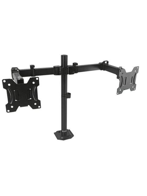 STYLOS SOPORTE DE ESCRITORIO PARA 2 MONITORES 13 - 32 MAX. 8KG NEGRO - ¡COMPRA Y RECIBE $50 DE SALDO DE REGALO EN TU PROXIMA COMPRA!