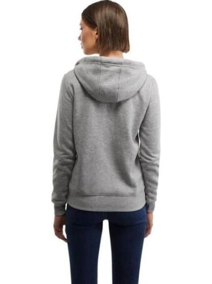 SUDADERA CON CAPUCHA GRIS LOVE TO LOUNGE - Image 2