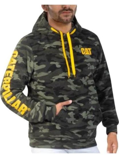 SUDADERA CAT VERDE CAMUFLAJE CATERPILLAR
