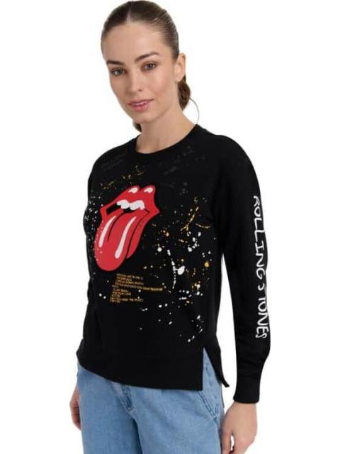 SUDADERA DAMA DAMA NEGRO THE ROLLING STONES - Image 4