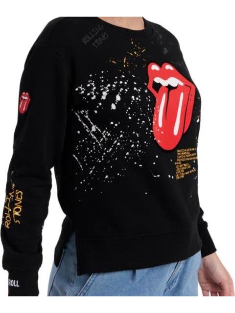 SUDADERA DAMA DAMA NEGRO THE ROLLING STONES - Image 5
