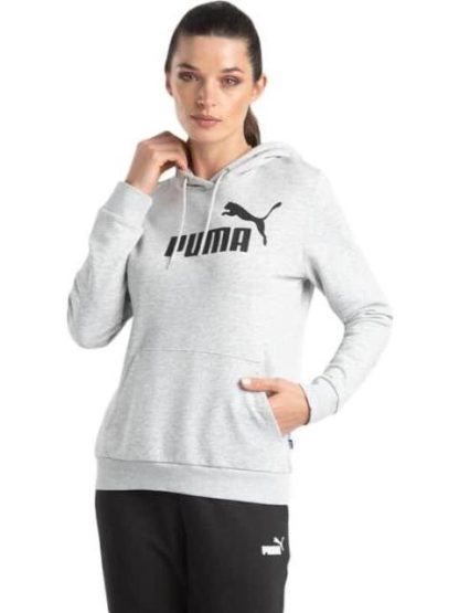 SUDADERA ESS LOGO TR GRIS PUMA