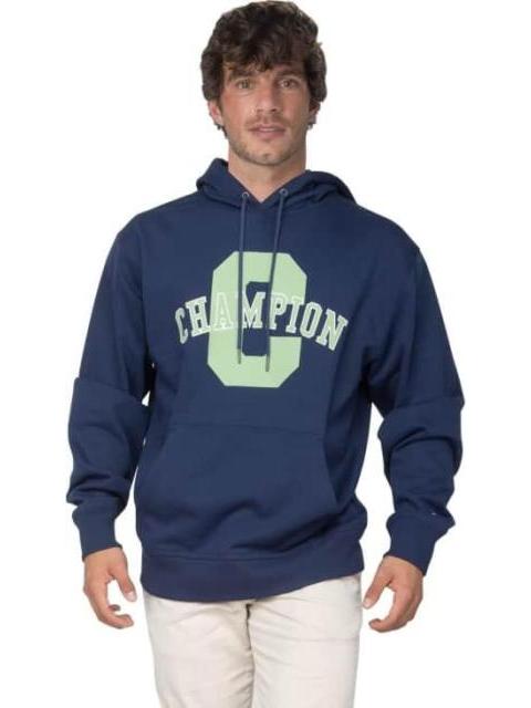 SUDADERA ESTAMPADA AZUL MARINO CHAMPION