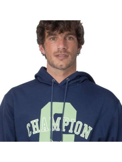 SUDADERA ESTAMPADA AZUL MARINO CHAMPION - Image 2