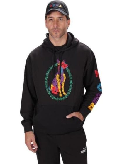 SUDADERA GRPGHIC HOODIE DDM NEGRO PUMA - Image 2