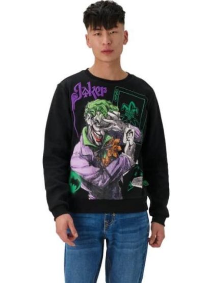 SUDADERA JOKER NEGRO BATMAN