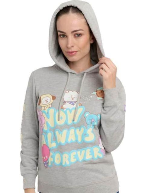 SUDADERA LICENCIA GRIS BT21 - Image 3