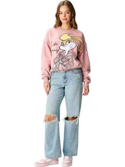 SUDADERA LOLA BUNNY PALO DE ROSA LOONEY TUNES