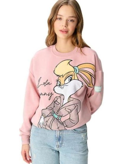 SUDADERA LOLA BUNNY PALO DE ROSA LOONEY TUNES - Image 2