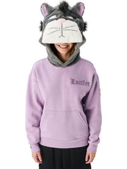 SUDADERA LUCIFER MORADO DISNEY