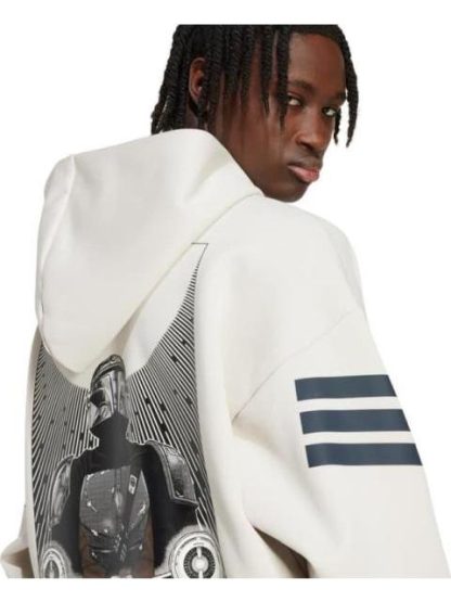 SUDADERA M SW TM HDY BEIGE ADIDAS - Image 2