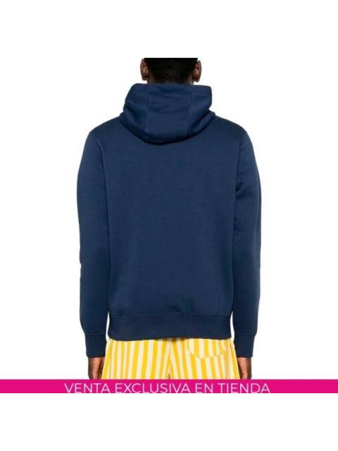 SUDADERA MENS NIKE MLB LOGO CLUB FLEECE HOOD AZUL NIKE - Image 4