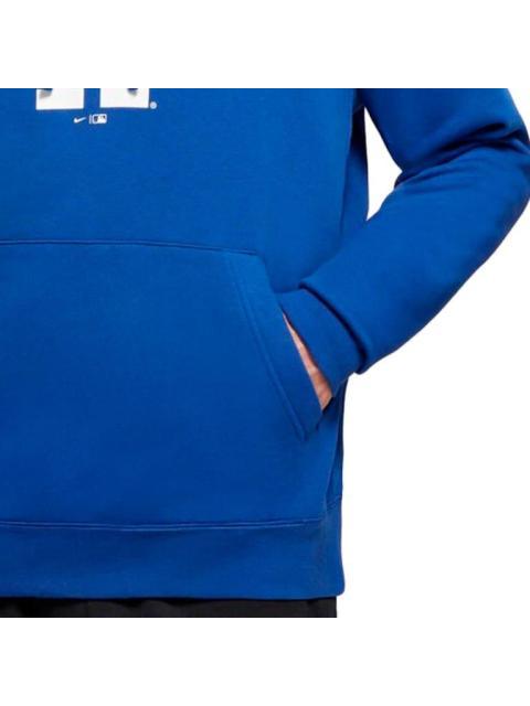 SUDADERA MENS NIKE MLB LOGO CLUB FLEECE HOOD AZUL NIKE - Image 6