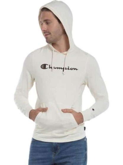 SUDADERA CON CAPUCHA BEIGE CHAMPION - Image 5