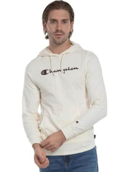 SUDADERA CON CAPUCHA BEIGE CHAMPION - Image 6