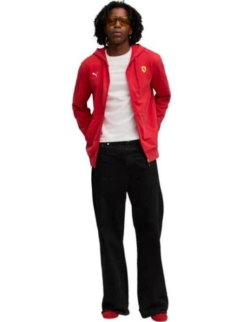 SUDADERA MOTORSPORT FERRARI SPORTSWEAR HOODED SWEAT JACKET ROJO PUMA