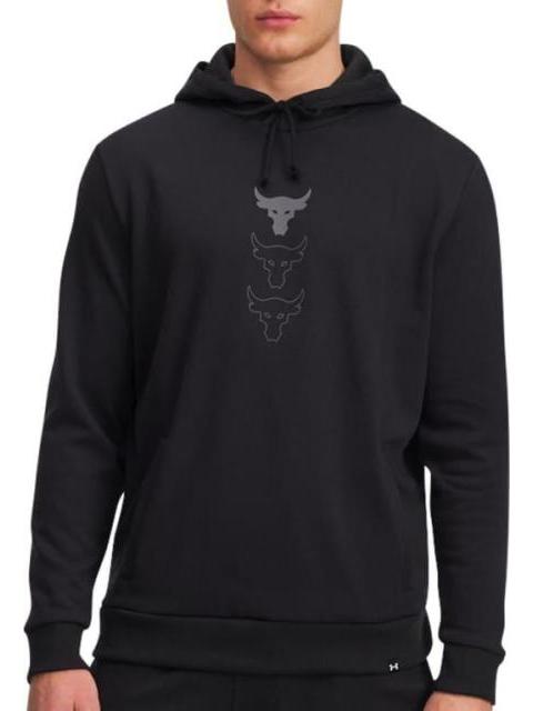 SUDADERA PJT ROCK RIVAL FLC HOODIE NEGRO UNDER ARMOUR MEXICO - Image 3