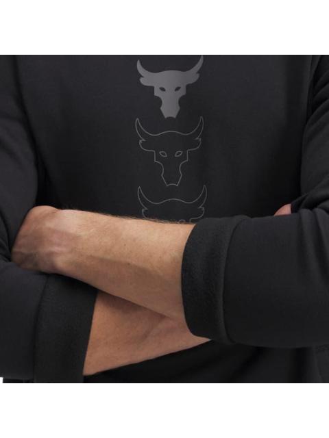 SUDADERA PJT ROCK RIVAL FLC HOODIE NEGRO UNDER ARMOUR MEXICO - Image 5