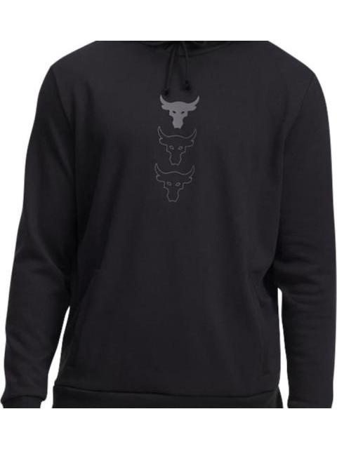 SUDADERA PJT ROCK RIVAL FLC HOODIE NEGRO UNDER ARMOUR MEXICO - Image 6
