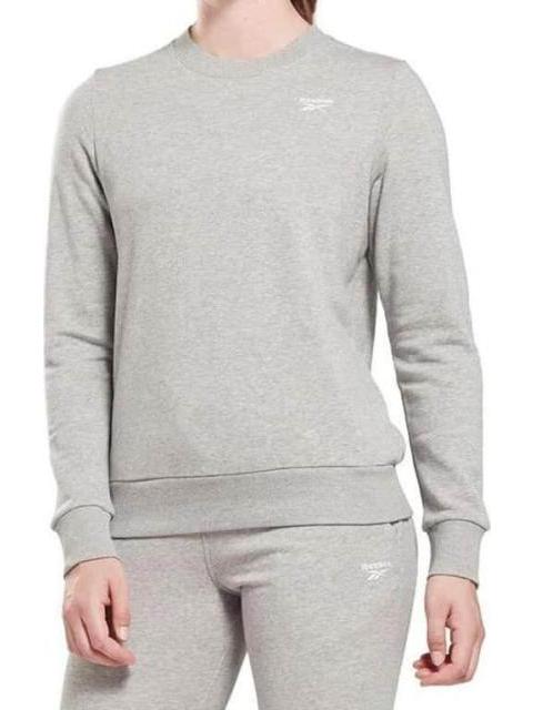 SUDADERA RI SL FT CREW GRIS REEBOK