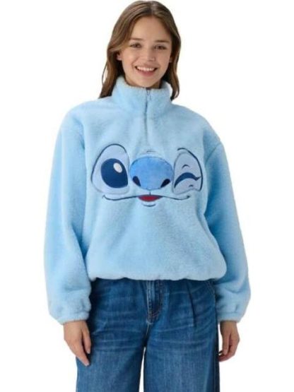 SUDADERA STITCH AZUL DISNEY