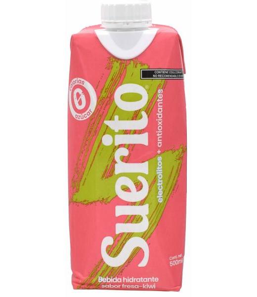 SUERITO 0 AZUCAR FRESA KIWI 500 ML SUERITO