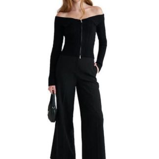 SUETER STRAPLESS NEGRO HOLLY LAND
