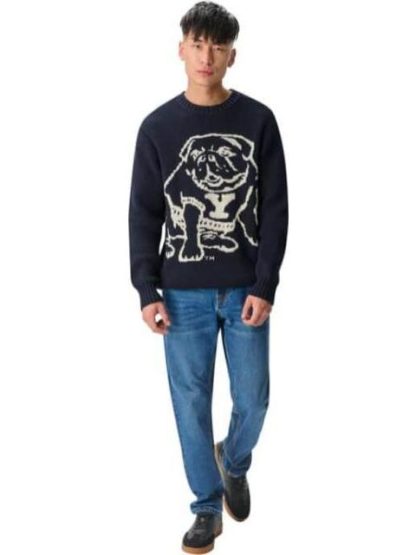SUETER TEJIDO YALE AZUL MARINO YALE UNIVERSITY