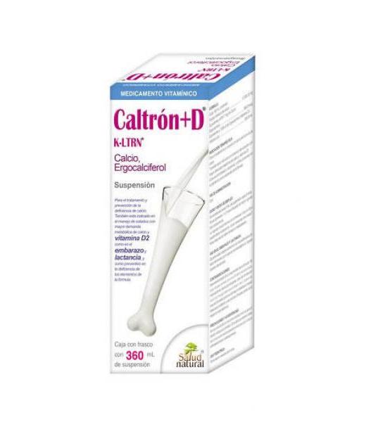 SUSPENSION CALTRON K-LTRN (ROSA) 360 ML.MEDICAMENTO VITAMINICO CA SALUD NATURAL