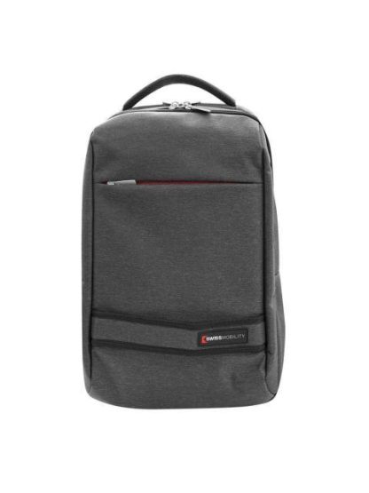 SWISS MOBILITY MOCHILA XL-117GR DE POLIESTER PARA LAPTOP 17 GRIS