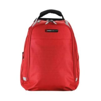 SWISS MOBILITY MOCHILA ZION-115RD DE POLIESTER PARA LAPTOP 15.6 ROJO