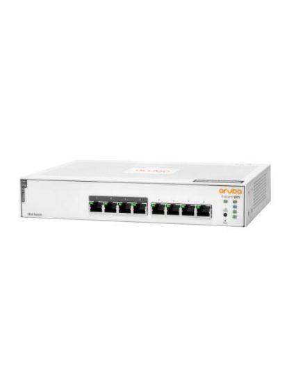 SWITCH ARUBA GIGABIT ETHERNET INSTANT ON 1830 8G 8 PUERTOS CLASS4 POE 10-100-1000MBPS 65W 16 GBIT-S 8.000 ENTRADAS - GESTIONADO - Image 2