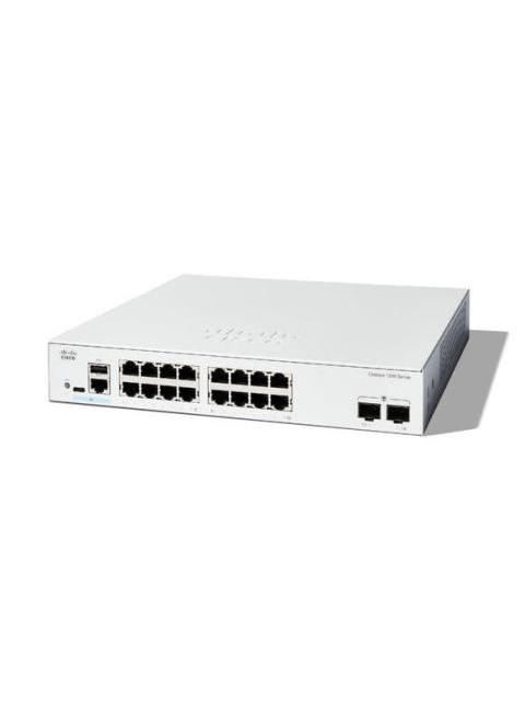 SWITCH CISCO C1200-16T-2G 16 PUERTOS GIGABIT ETHERNET 10-100-1000 2 PUERTOS SFP 36 GBIT-S 8000 ENTRADAS ADMINISTRADO