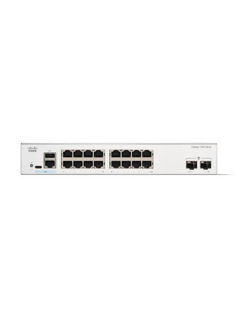 SWITCH CISCO C1200-16T-2G 16 PUERTOS GIGABIT ETHERNET 10-100-1000 2 PUERTOS SFP 36 GBIT-S 8000 ENTRADAS ADMINISTRADO - Image 3