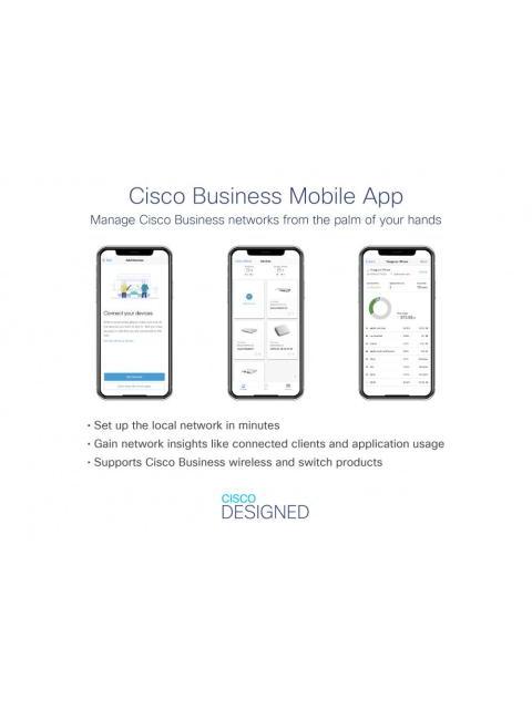 SWITCH CISCO GIGABIT ETHERNET BUSINESS 220 24 PUERTOS POE 10-100-1000 + 4 PUERTOS SFP FULL POE 382W 56 GBIT-S 8.192 ENTRADAS - ADMINISTRABLE - Image 4