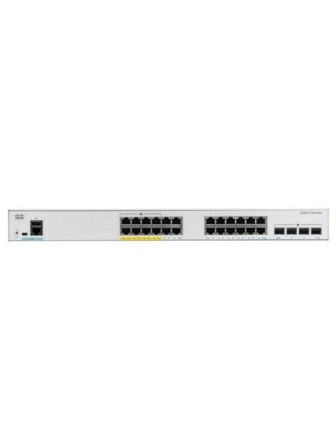 SWITCH CISCO GIGABIT ETHERNET CATALYST 1000 24 PUERTOS 10-100-1000MBPS + 4 PUERTOS SFP 56 GBIT-S 15.360 ENTRADAS - ADMINISTRABLE