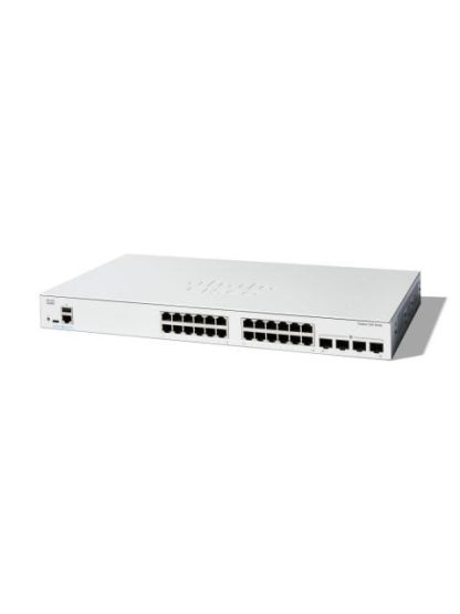 SWITCH CISCO GIGABIT ETHERNET CATALYST 1200 24 PUERTOS 10-100-1000MBPS + 4 PUERTOS SFP 56 GBIT-S 8000 ENTRADAS - ADMINISTRABLE