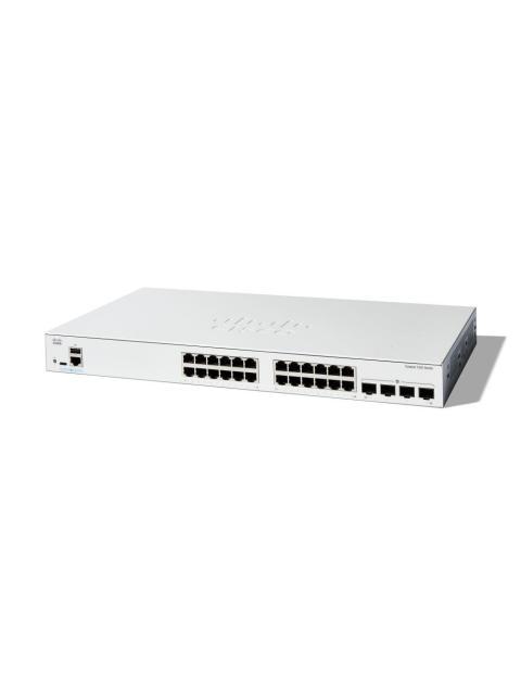 SWITCH CISCO GIGABIT ETHERNET CATALYST 1200 24 PUERTOS 10-100-1000MBPS + 4 PUERTOS SFP 56 GBIT-S 8000 ENTRADAS - ADMINISTRABLE