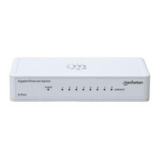 SWITCH GB 8 PTOS MANHATTAN ETHERNET BLANCO 560702