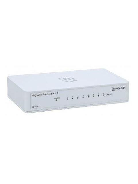 SWITCH GB 8 PTOS MANHATTAN ETHERNET BLANCO 560702 - Image 3