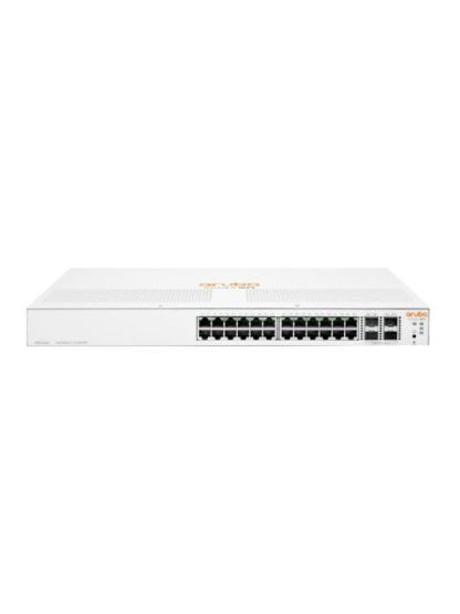 SWITCH HPE NETWORKING INSTANT ON GIGABIT ETHERNET 1930 24 PUERTOS POE+ 10-100-1000MBPS + 4 PUERTOS SFP 128GBIT-S 16.000 ENTRADAS - ADMINISTRABLE