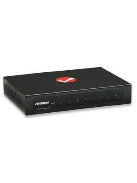 SWITCH INTELLINET GIGABIT ETHERNET 530347 8 PUERTOS 10-100-1000MBPS 4096 ENTRADAS - NO ADMINISTRABLE
