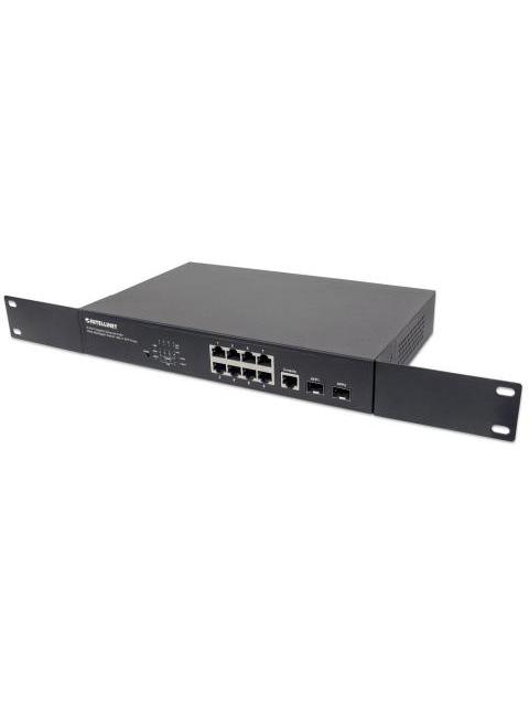 SWITCH INTELLINET GIGABIT ETHERNET 561167 8 PUERTOS POE+ 10-100-1000MBPS + 2 PUERTOS SFP 20 GBIT-S 8192 ENTRADAS - ADMINISTRABLE - Image 6