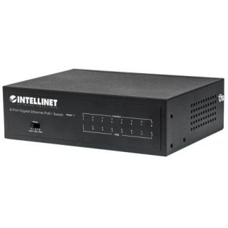 SWITCH INTELLINET GIGABIT ETHERNET 561204 8 PUERTOS 10-100-1000MBPS 16 GBIT-S 4096 ENTRADAS - NO ADMINISTRABLE