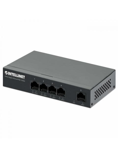 SWITCH INTELLINET GIGABIT ETHERNET 561792 5 PUERTOS 10-100-1000MBPS 10 GBIT-S 2000 ENTRADAS - NO ADMINISTRABLE