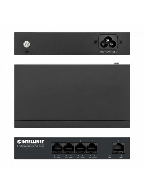 SWITCH INTELLINET GIGABIT ETHERNET 561792 5 PUERTOS 10-100-1000MBPS 10 GBIT-S 2000 ENTRADAS - NO ADMINISTRABLE - Image 5