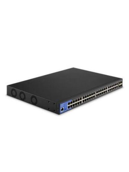 SWITCH LINKSYS LGS352MPC GIGABIT POE ADMIN 48 PUE-4 PUE 10G SFP 740W