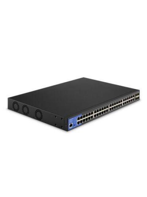 SWITCH LINKSYS LGS352MPC GIGABIT POE ADMIN 48 PUE-4 PUE 10G SFP 740W