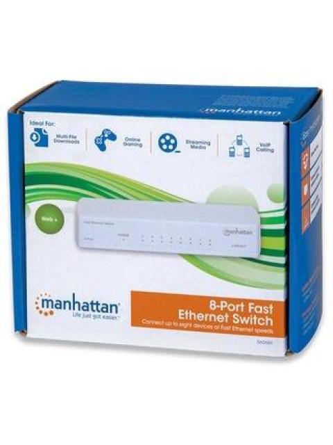 SWITCH MANHATTAN FAST ETHERNET 560689 8 PUERTOS 10-100 MBPS - NO ADMINISTRABLE - Image 7
